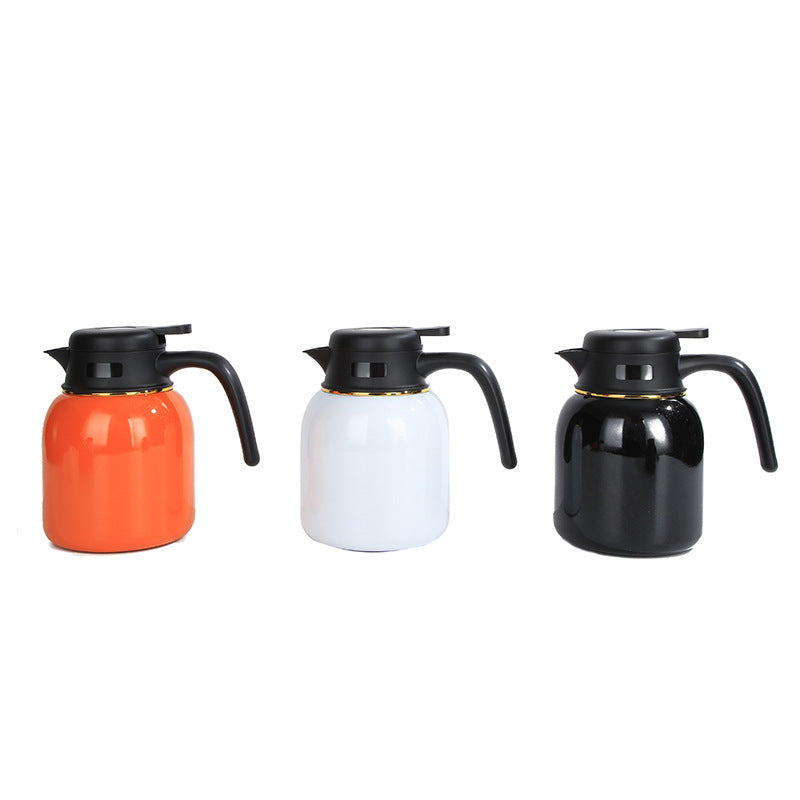 Large Capacity 316 Stainless Steel Tea Brewing Kettle Portable Handle Insulation Kettle