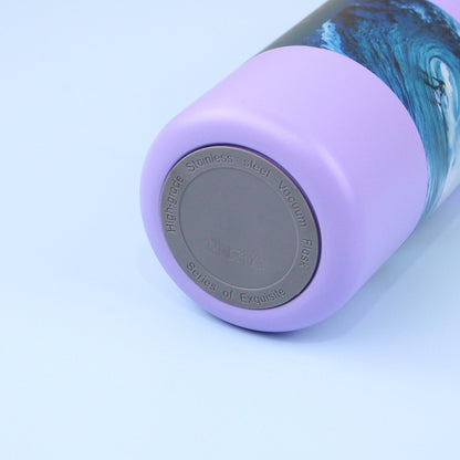 Pop-up Lid Direct Drinking Cup 316 Stainless Steel Insulated Cup Cold and Ice Retention Cup Portable Sports Water Bottle