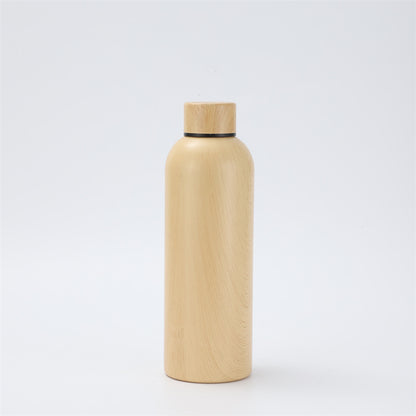 304 Stainless Steel Rubber Paint Small Mouth Bottle Thermos Cup Solid Color Minimalist