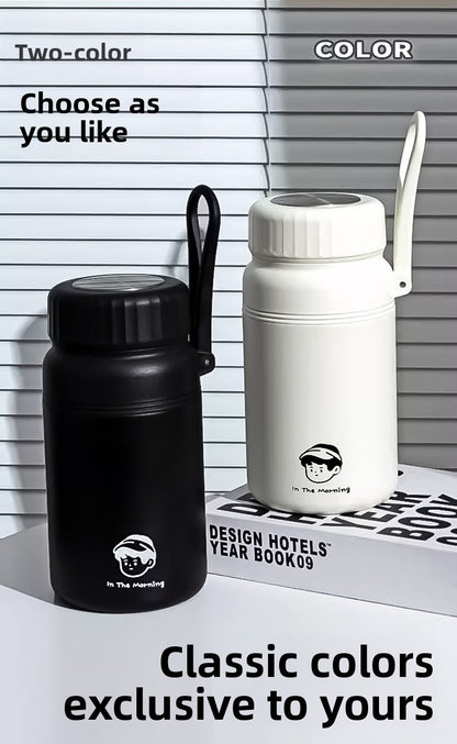 Simple 316 Stainless Steel Vacuum Insulated Cup with Portable Handle