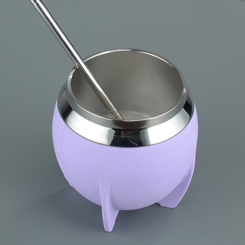 304 Stainless Steel Mada Cup Double Insulated U-Shaped Portable Coffee Cup