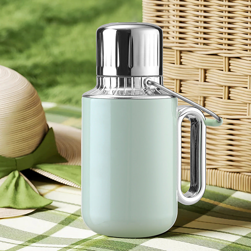 Large Capacity Insulated Tea Pot with Handle Portable Thermal Kettle
