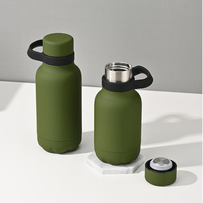 Outdoor Portable 304 Stainless Steel Sports Water Bottle Handheld