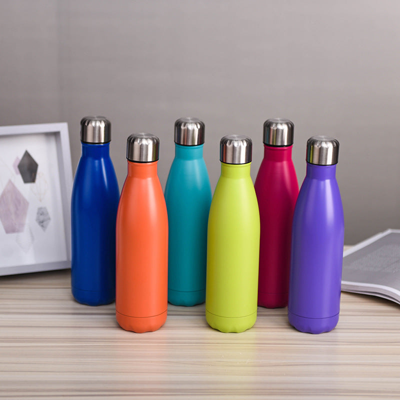 Coke Bottle Sports Water Bottle 304 Stainless Steel Bowling Cup