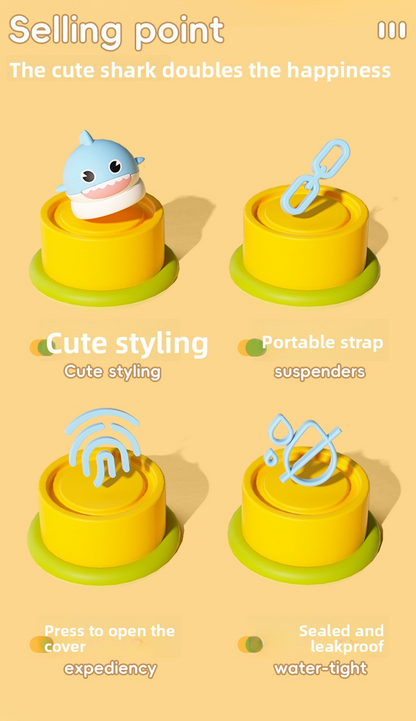 Plastic Cartoon Outdoor Portable Summer Straw Cup