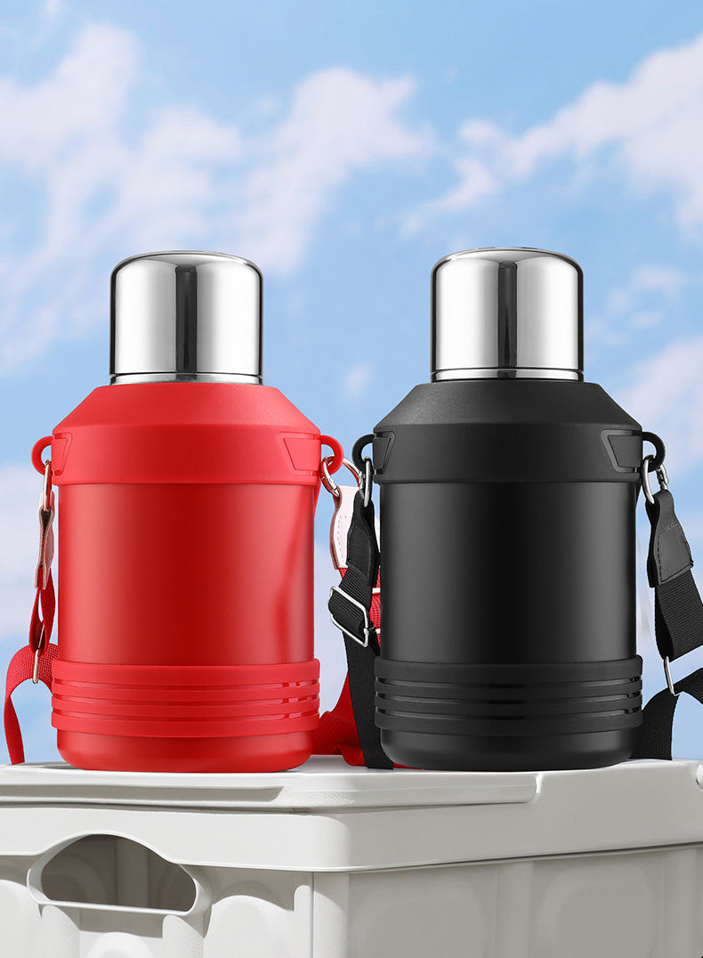 316 Stainless Steel Insulated Kettle Large Capacity Outdoor Portable Water Bottle