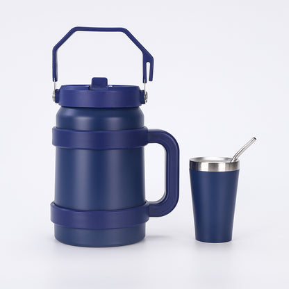 Handheld ton bucket + Small trumpet cup +Spoon