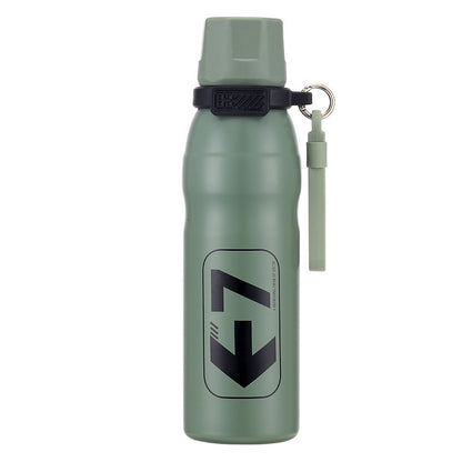 316L Stainless Steel Outdoor Portable Sports Straw Portable Kettle