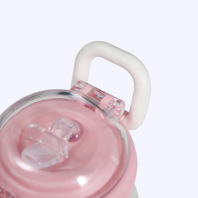 Mini Pocket Straw Insulated Cup with Pop-up Lid for Children
