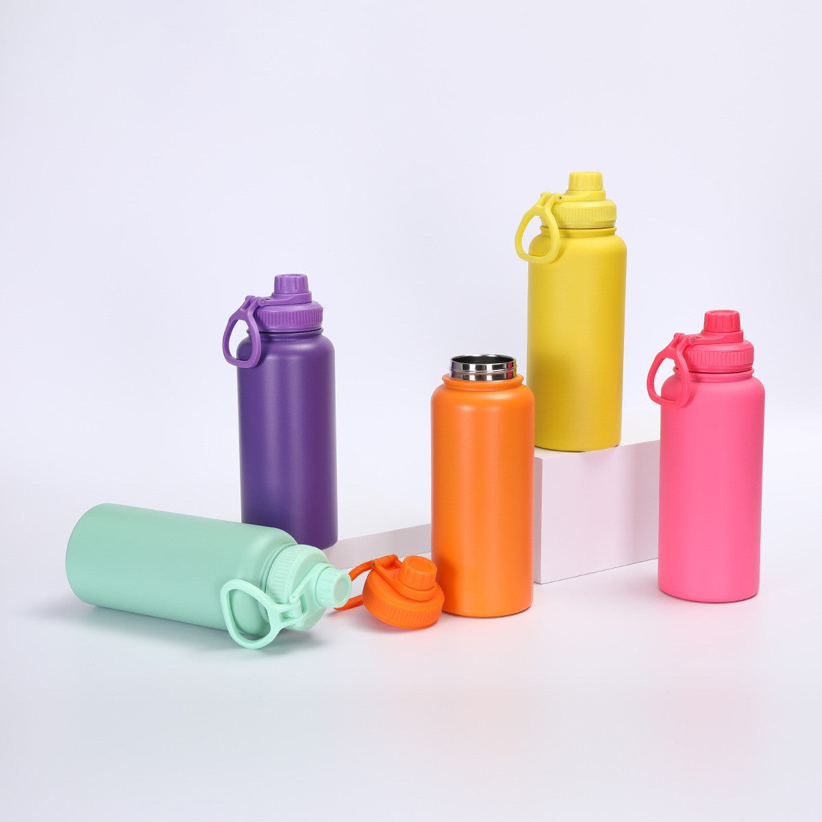 304 Stainless Steel Large Capacity Vacuum Insulated Cup Outdoor Portable Sports Water Cup
