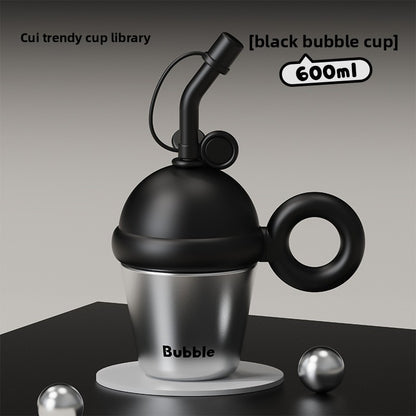 Insulated Cute Portable 316 Tea Brewing Straw Cup