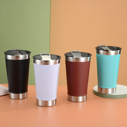 20oz beer mug 304 stainless steel vacuum insulated mug car water mug conical mug