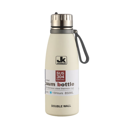 Coke Bottle 304 Stainless Steel Insulated Cup with Strap for Sports and Outdoor Use