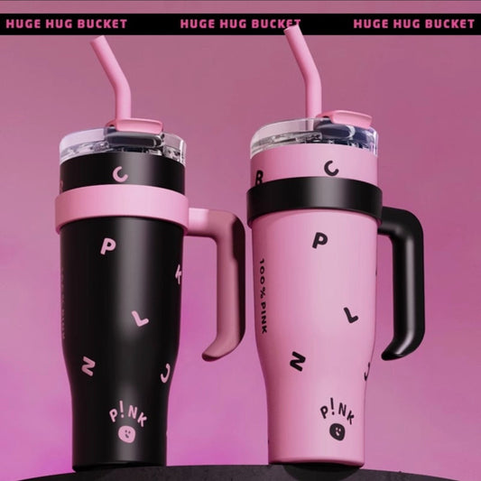304 Stainless Steel Insulated Cup High Aesthetic 40oz Car Straw Cup