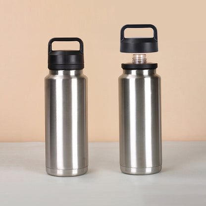 304 Stainless Steel Double Wall Thermal Cup Portable Sports Kettle