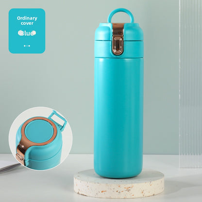 Temperature Display Stainless Steel Double Wall Insulated Cup Engraved Water Cup