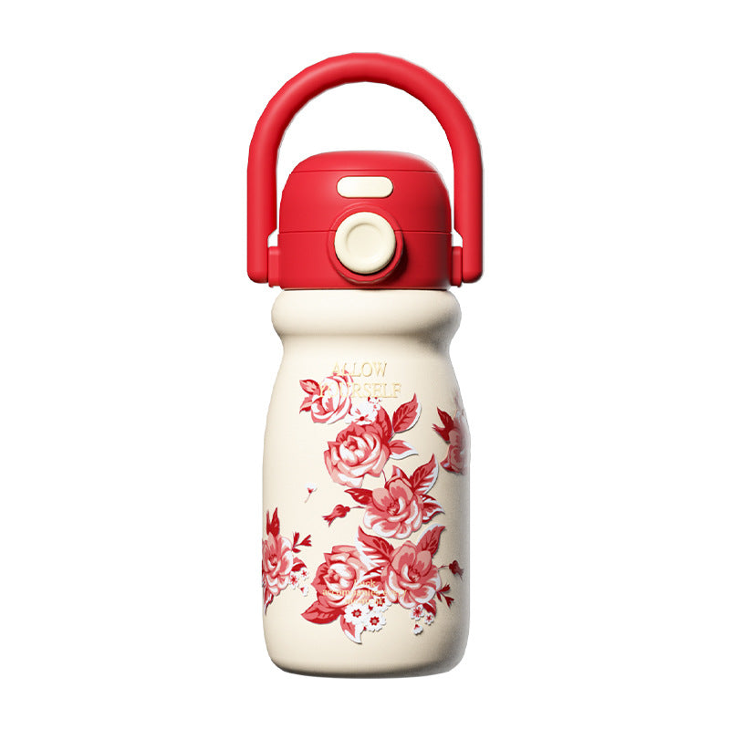 Cartoon Children's Insulated Cup 316 Stainless Steel Portable Tote Bottle