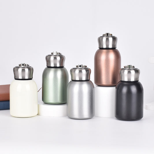Mini 304 Stainless Steel Insulated Cup Outdoor Portable Ring Pocket Cup