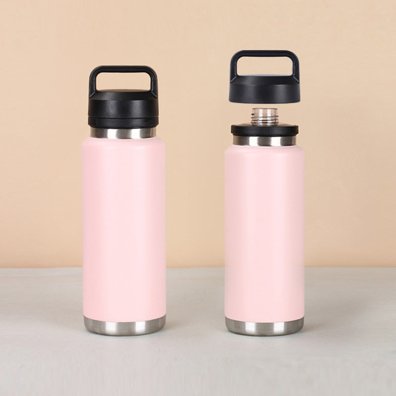 304 Stainless Steel Double Wall Thermal Cup Portable Sports Kettle