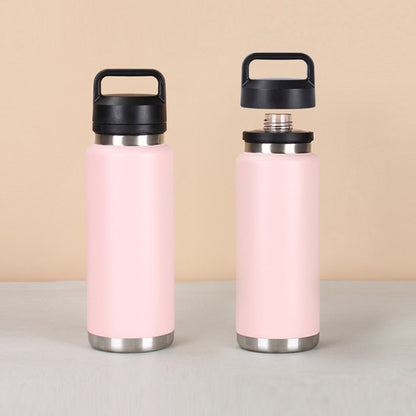 304 Stainless Steel Double Wall Thermal Cup Portable Sports Kettle