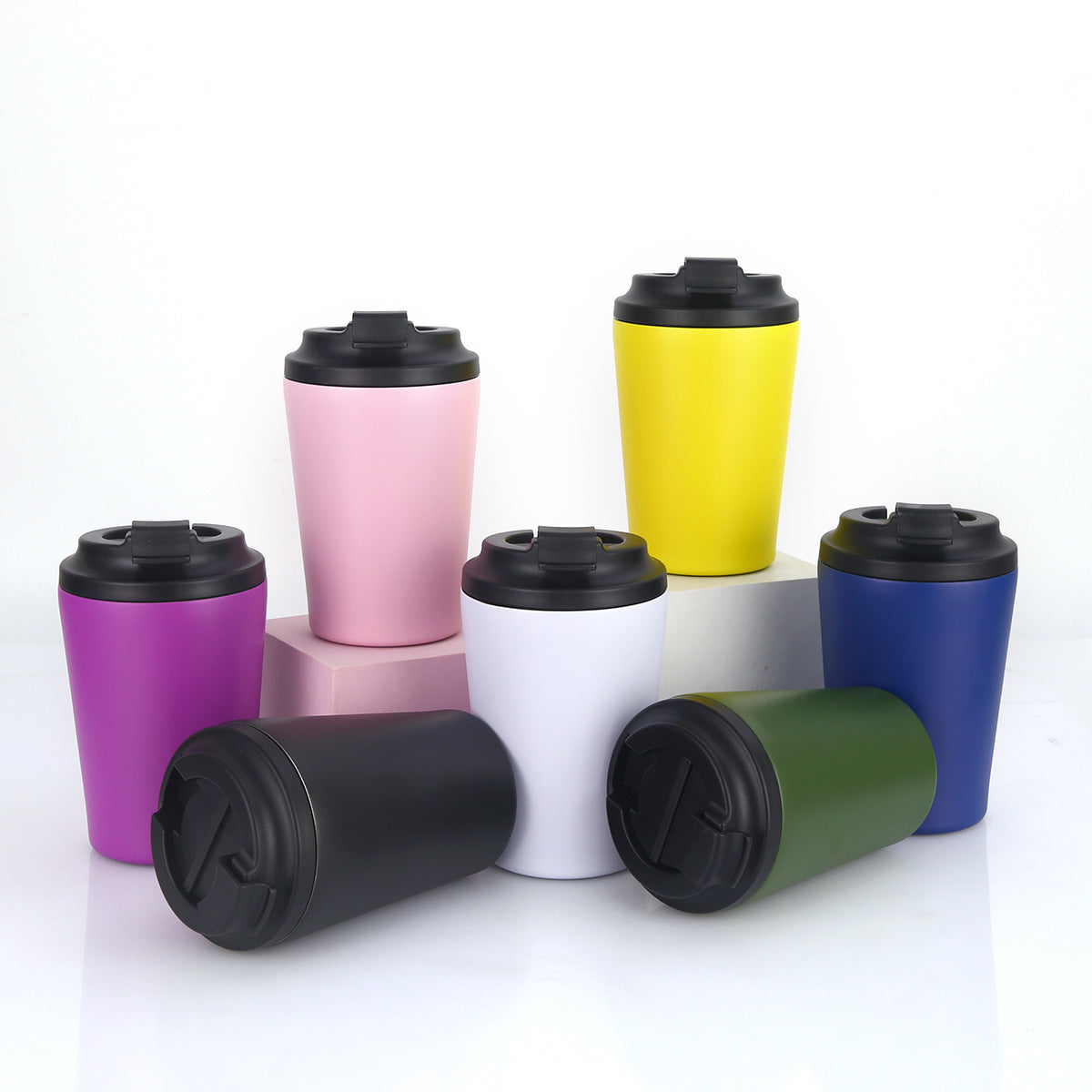 Simple Insulated Cup Car Portable Coffee Cup 304 Stainless Steel Travel Mug