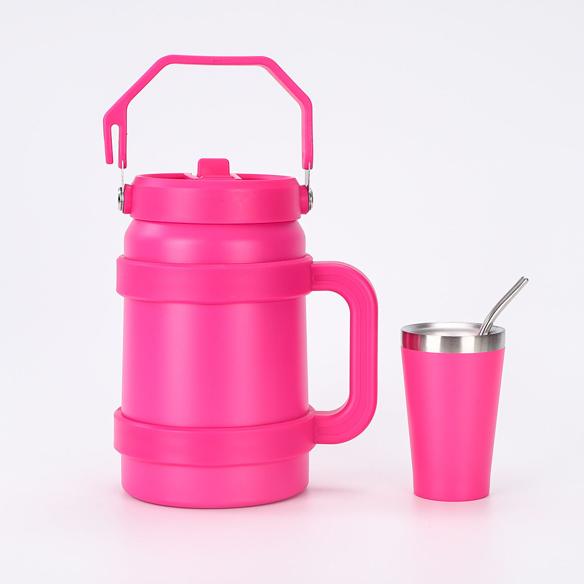 Handheld ton bucket + Small trumpet cup +Spoon