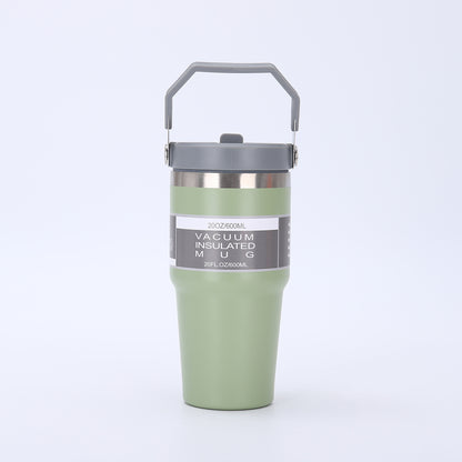 Portable Travel Mug with One Drinking Spouts Lid