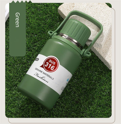 316 Stainless Steel Insulated Portable Temperature Display Handheld Kettle