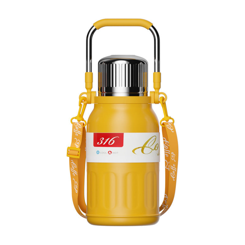 316 large capacity stainless steel thermos cup