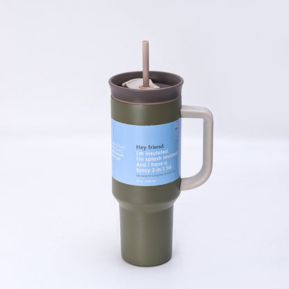 40oz Handle Cup 304 Stainless Steel Suitable for Car Cup Holder