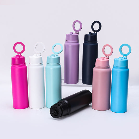 Magnetic Cover Phone Holder 304 Stainless Steel Insulated Cup