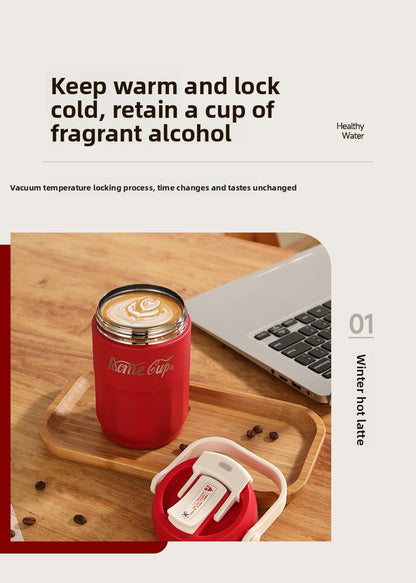 316 Stainless Steel Insulated Cup Portable Folding Handheld Coffee Cup