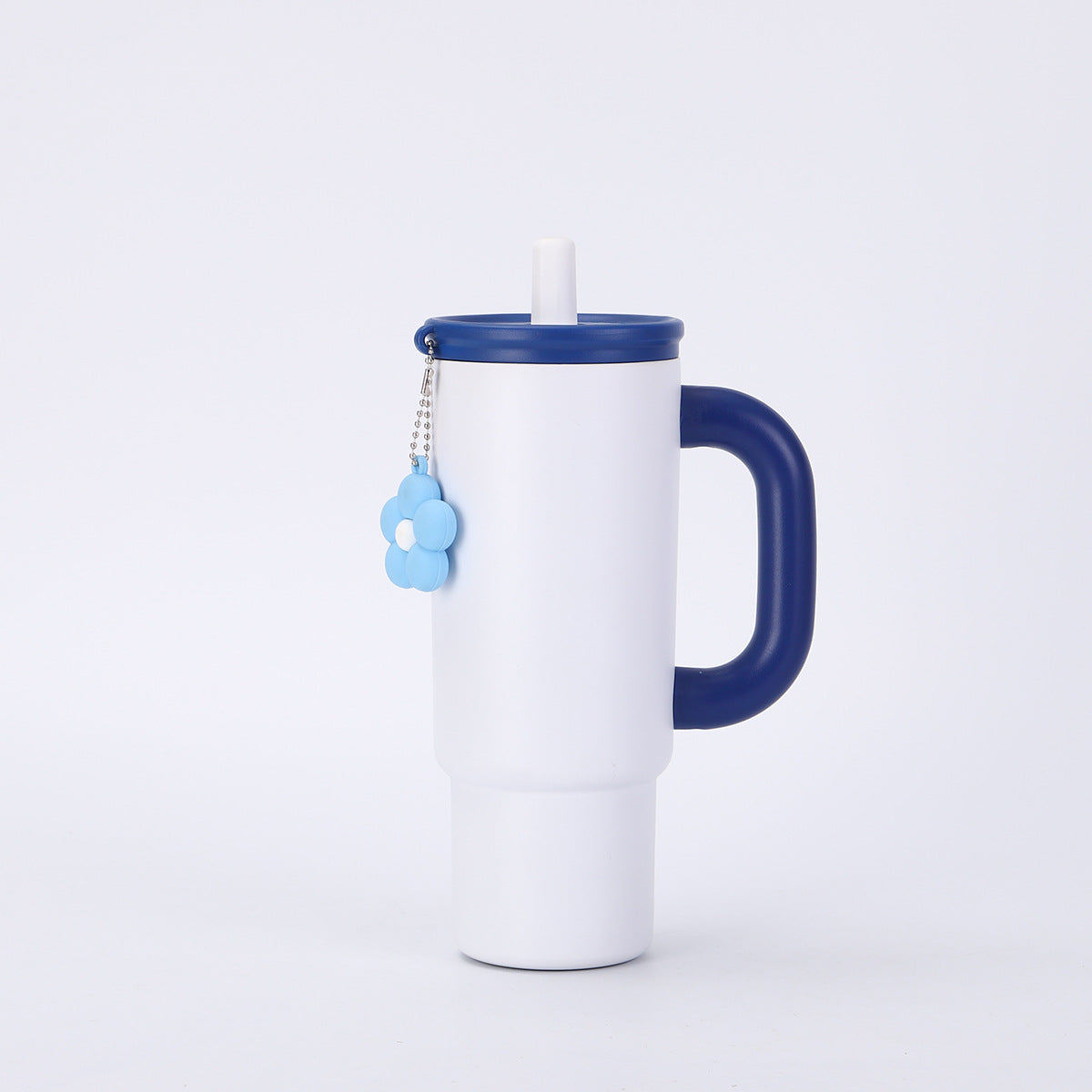 304 Stainless Steel Handle Insulated Cup Portable Car Straw Cup