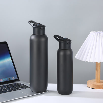 304 Stainless Steel Insulated Cup Portable Handheld Sports Water Bottle Straw Cup
