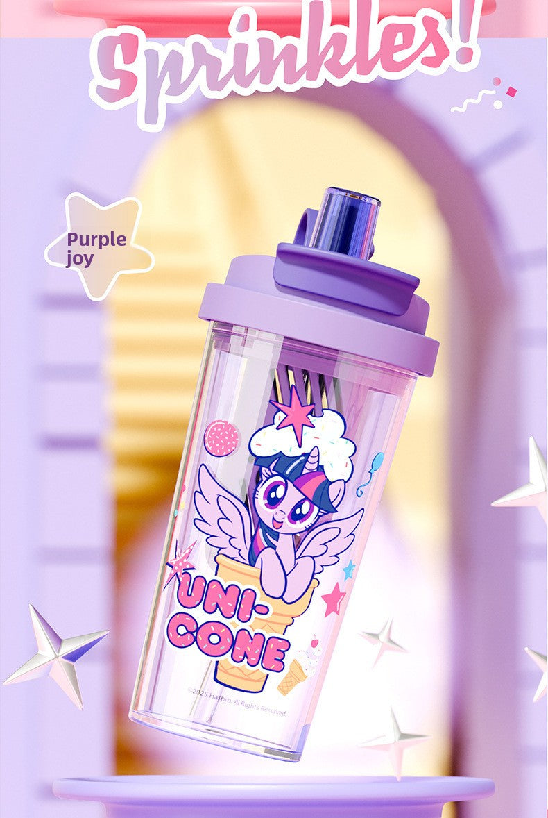 My Little Pony Plastic Cup Portable Cute Handheld Student