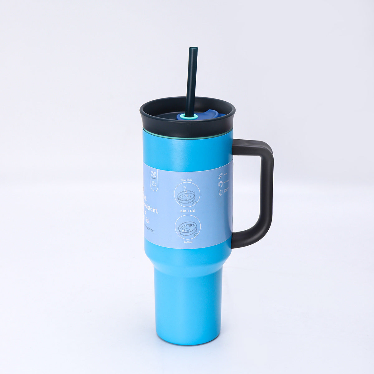 40oz Handle Cup 304 Stainless Steel Suitable for Car Cup Holder