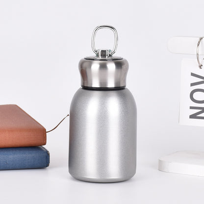 Mini 304 Stainless Steel Insulated Cup Outdoor Portable Ring Pocket Cup