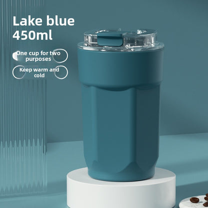 Simple 304 Stainless Steel Insulated Cup with Intelligent Temperature Measurement for Outdoor Sports and Portability