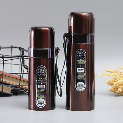 Bullet Insulated Mug 304 Stainless Steel Large Capacity Tea Cup Portable Outdoor Camping Water Cup