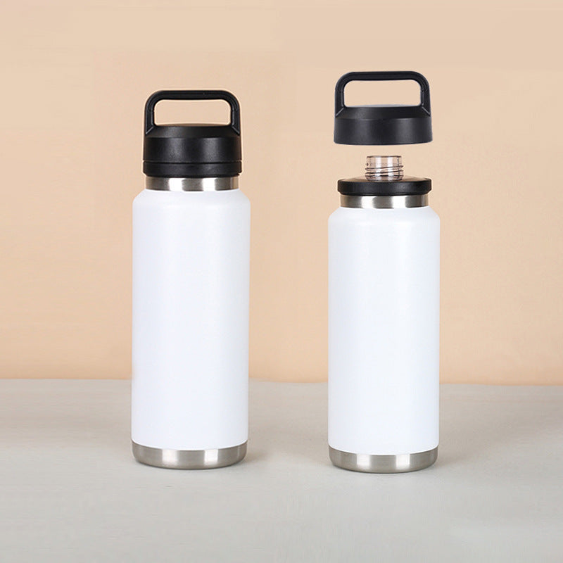 304 Stainless Steel Double Wall Thermal Cup Portable Sports Kettle