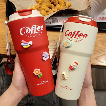 304 Stainless Steel Coffee Cup Portable Travel Insulated Cup
