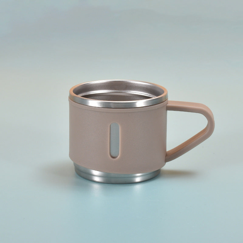 Business One Cup Three Lid Insulated Cup Set 304 Stainless Steel Portable Gift