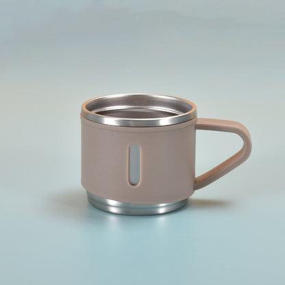 Business One Cup Three Lid Insulated Cup Set 304 Stainless Steel Portable Gift