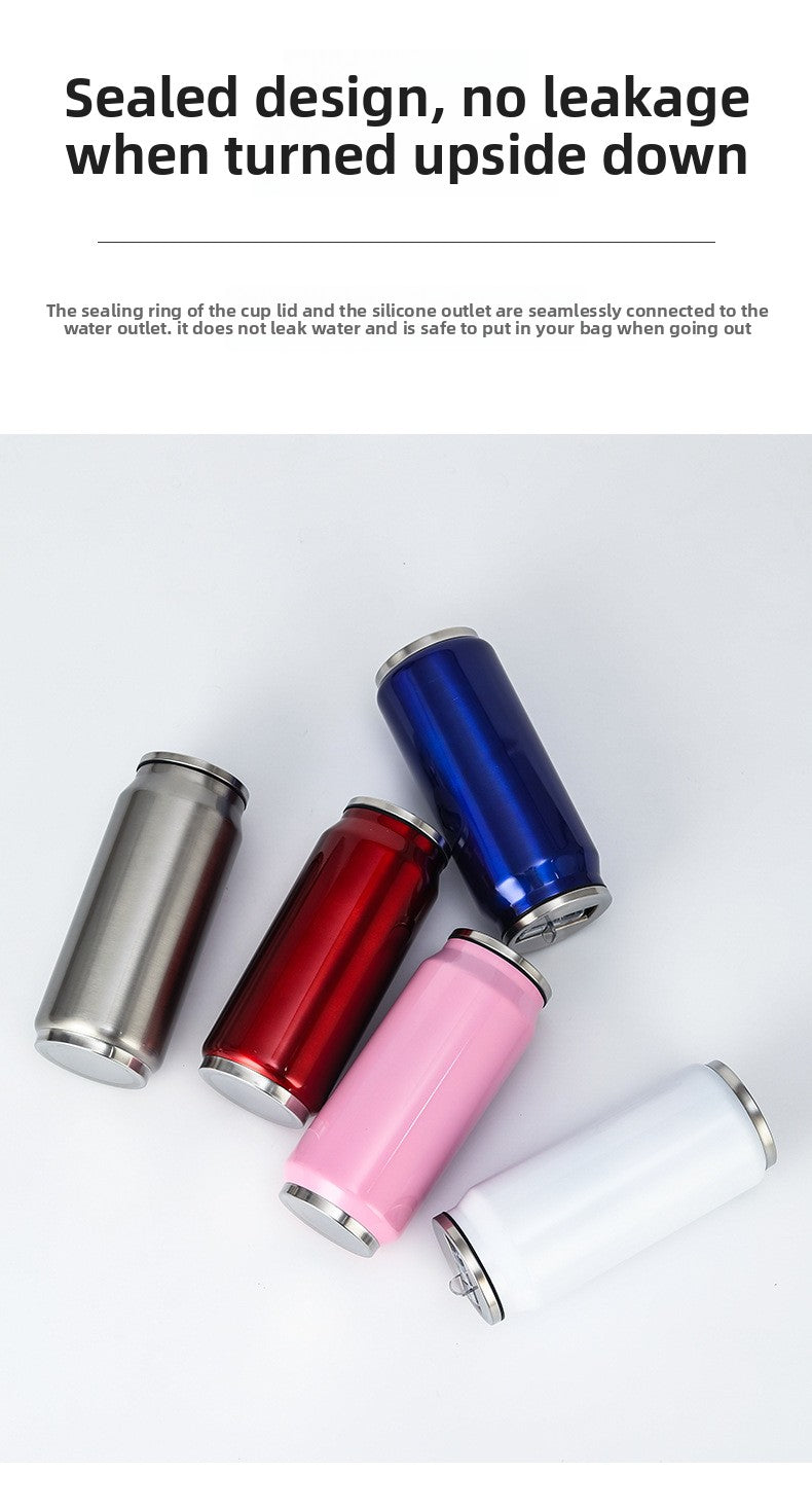 Can Vacuum Insulated Cup Simple Coke Straw Cup