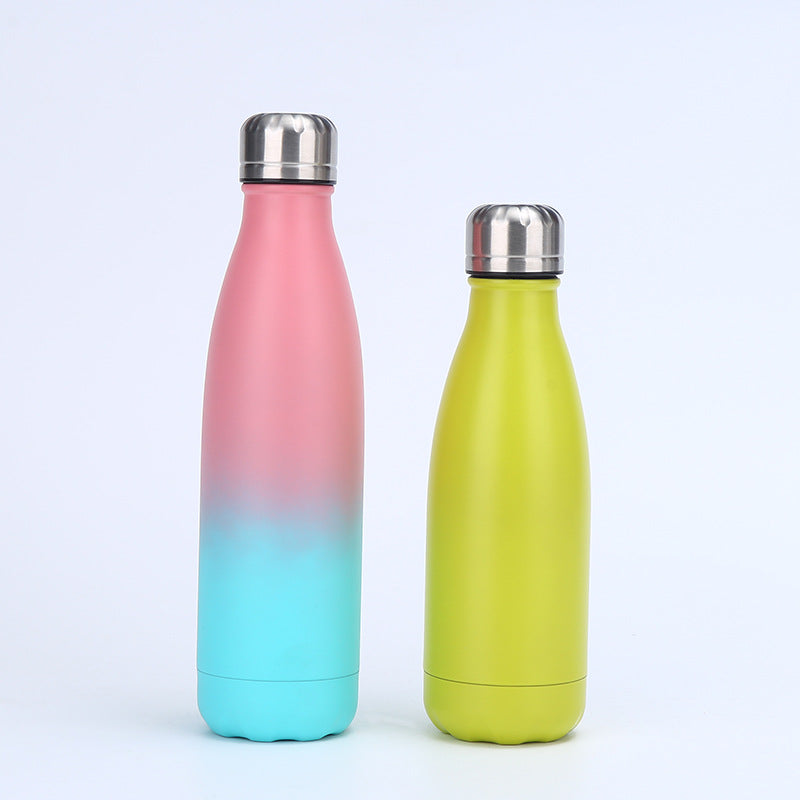 304 Stainless Steel Insulated Cup Gradient Coke Bottle Outdoor Sports Water Bottle
