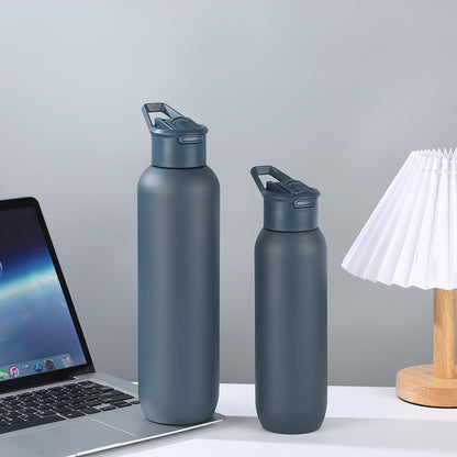 304 Stainless Steel Insulated Cup Portable Handheld Sports Water Bottle Straw Cup