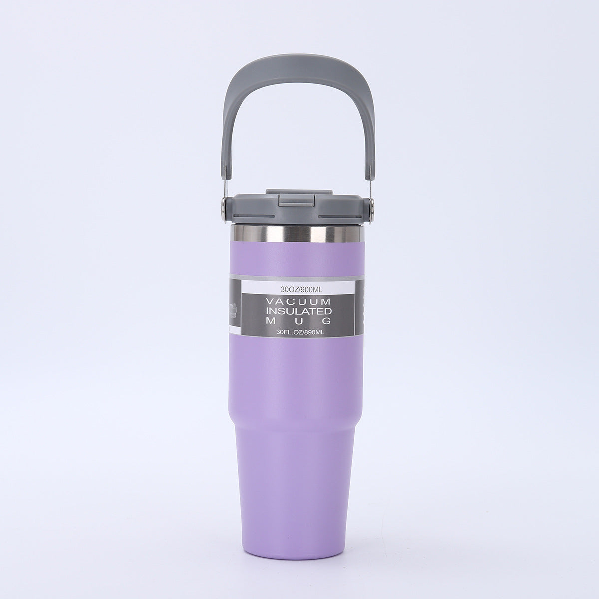 Portable Travel Mug with Double Drinking Spouts Lid