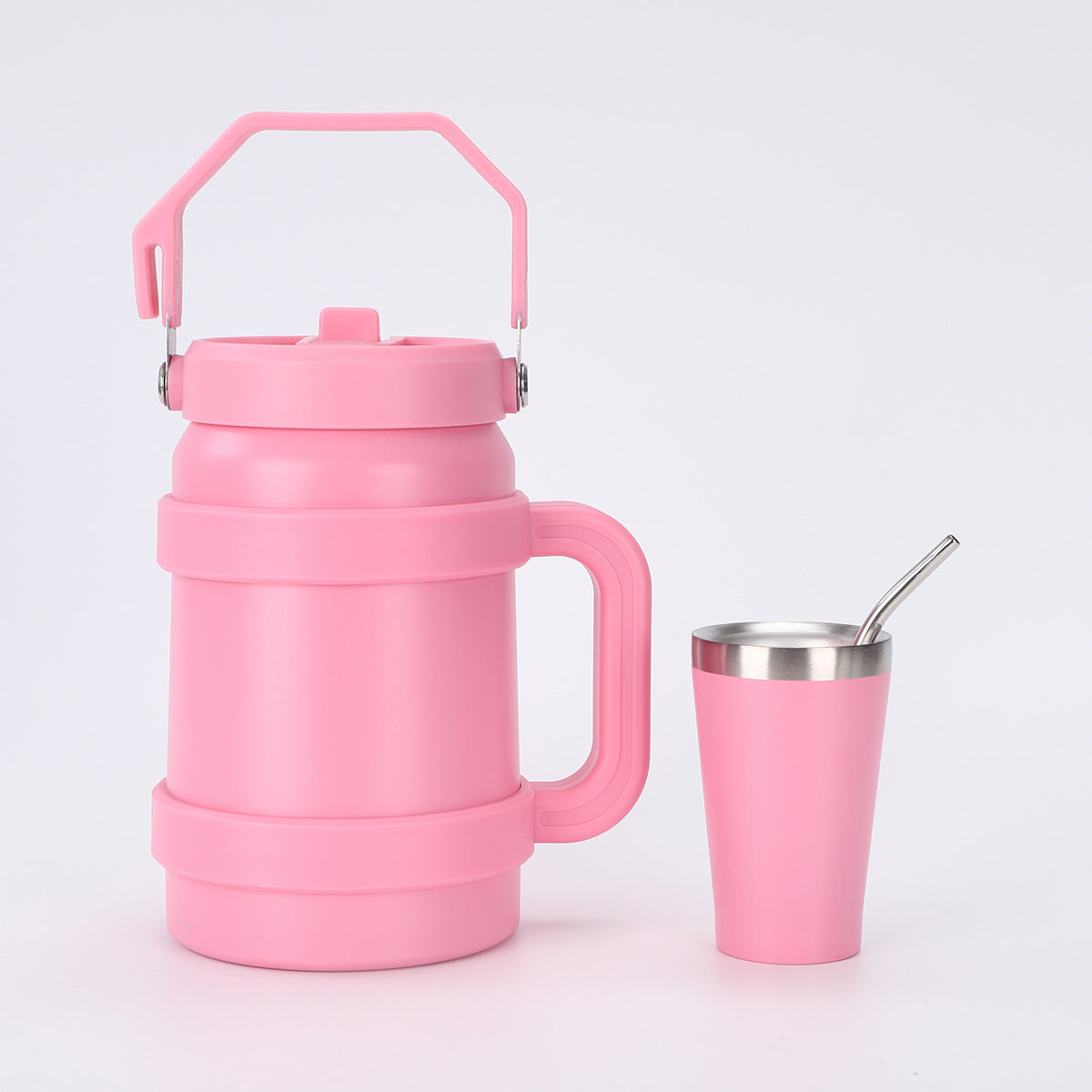 Handheld ton bucket + Small trumpet cup +Spoon