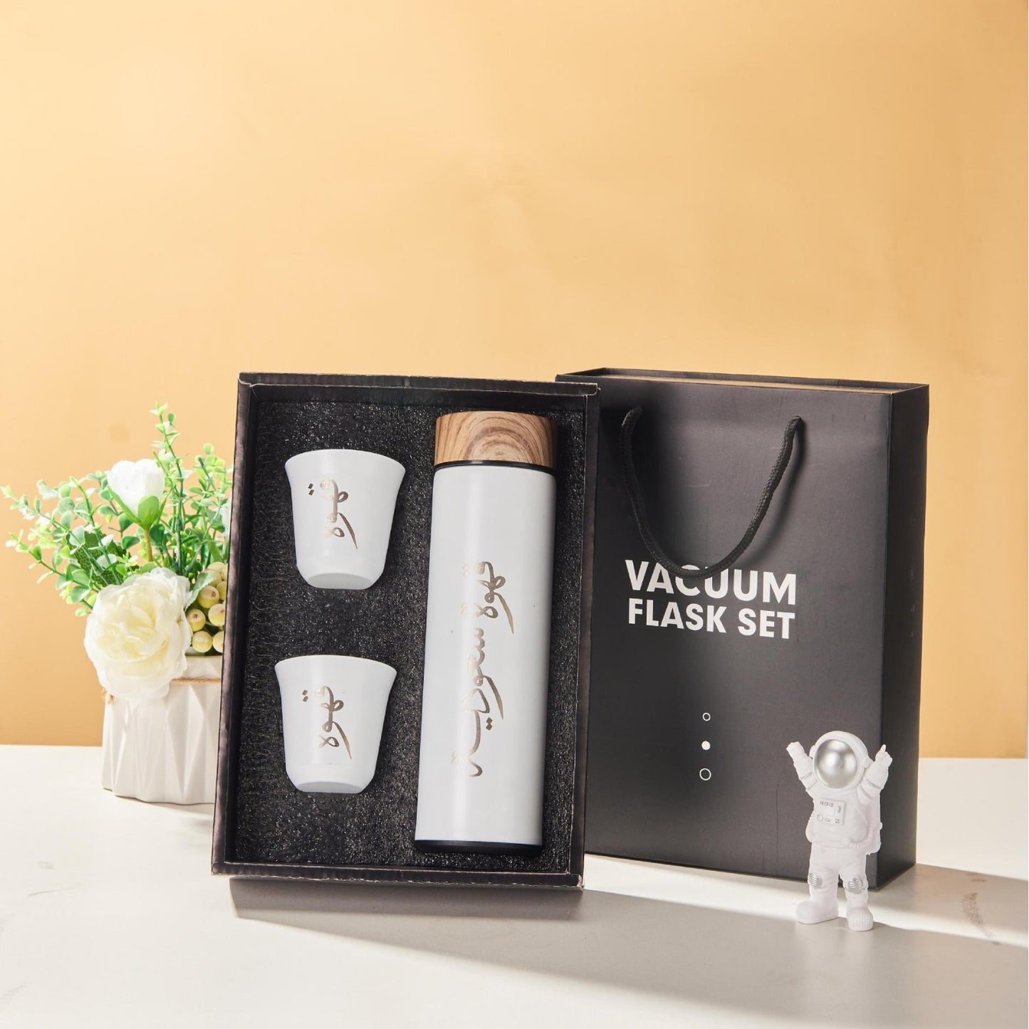 Middle Eastern Style Arabic 304 Stainless Steel Insulated Cup Gift Box Set