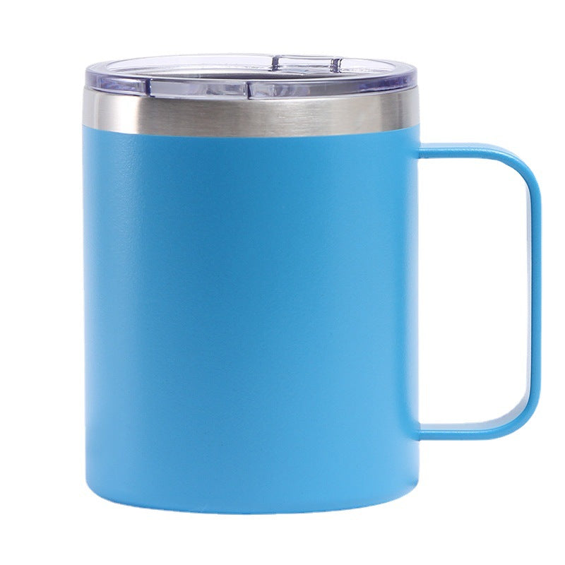 304 Stainless Steel Mug Double-layer Vacuum Insulated Cup Handle Coffee Cup Mini Portable